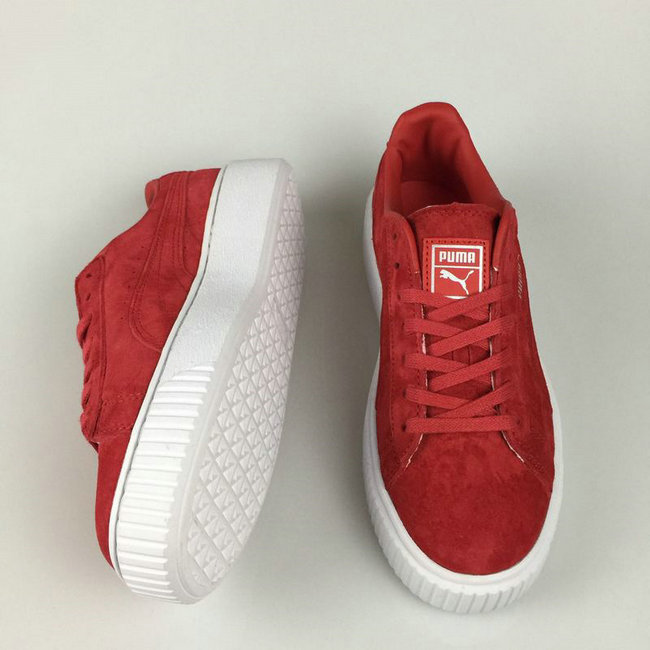 puma platform rouge