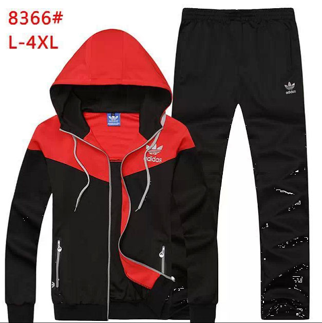 adidas red black tracksuit